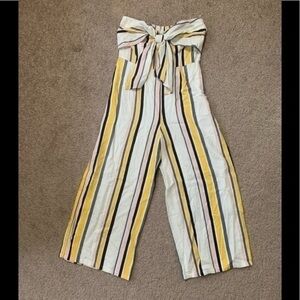 Gypsies & Moondust Striped Strapless Jumper Sz 7